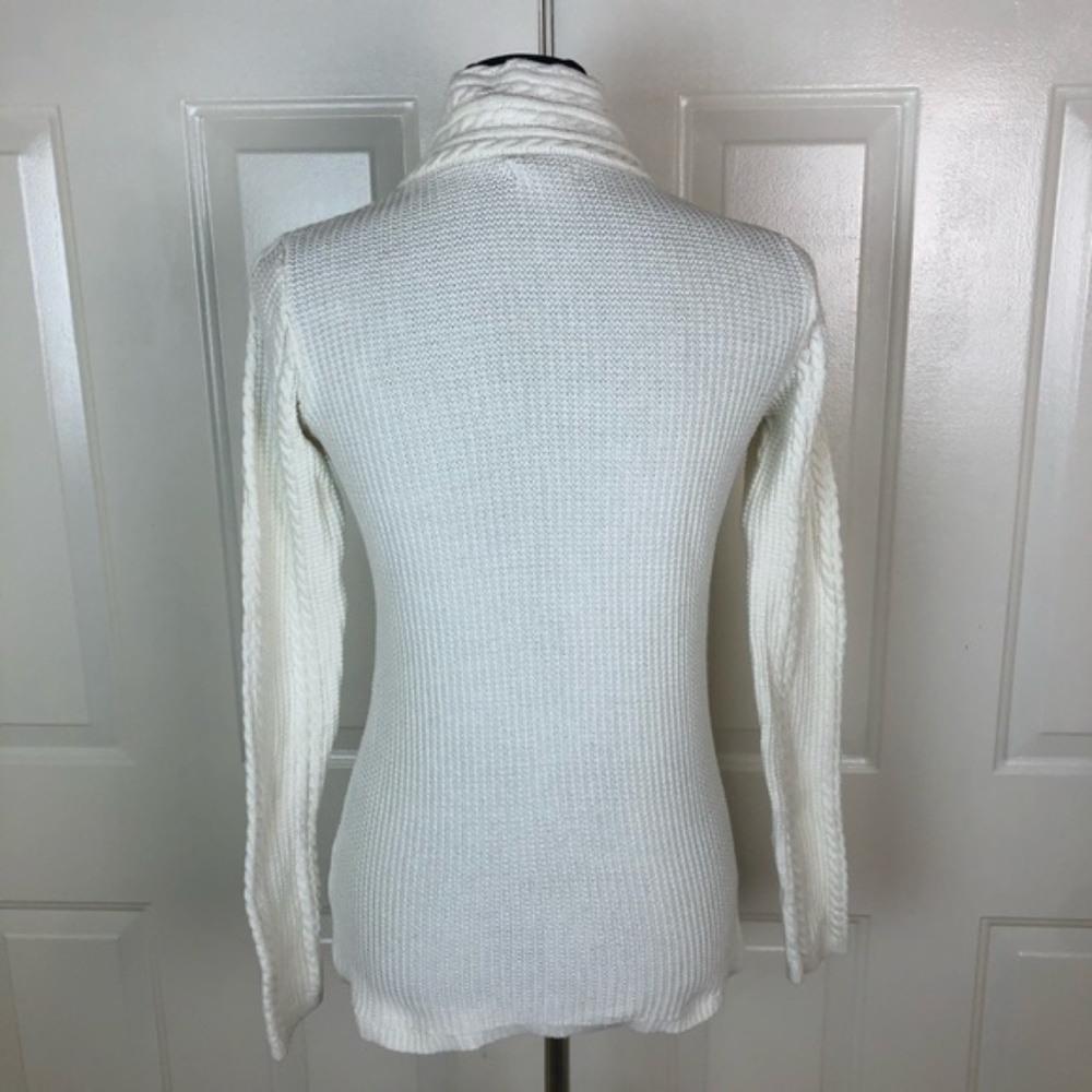 Nautica Women’s White Thick Knit Top Size S - Picture 3 of 4